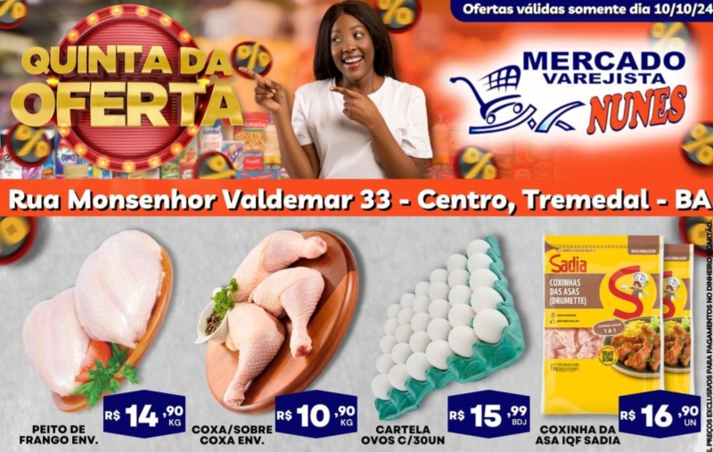 Quinta da Oferta no Mercado Varejista Nunes