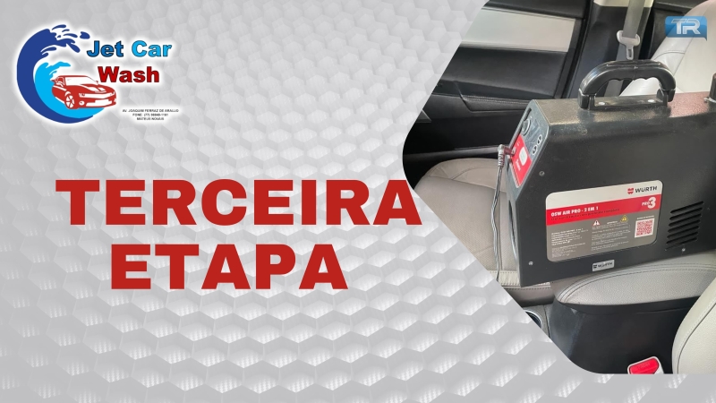 Confere a terceira etapa que o Carro passa na Jet Car