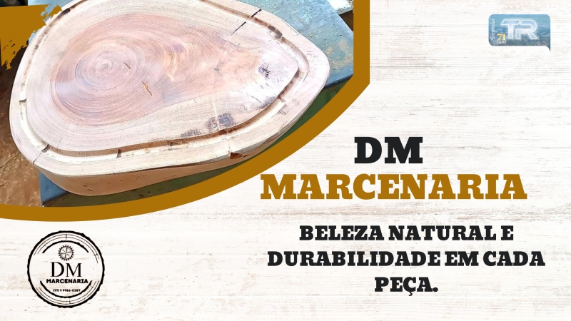 DM Marcenaria: beleza natural e durabilidade em cada peça