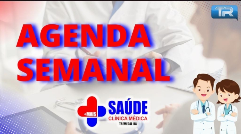 Agenda da semana na Clínica Mais Saúde ❤️💙🤍