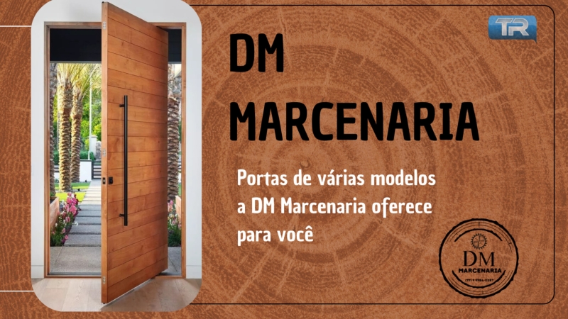 Portas de várias modelos a DM Marcenaria oferece para você