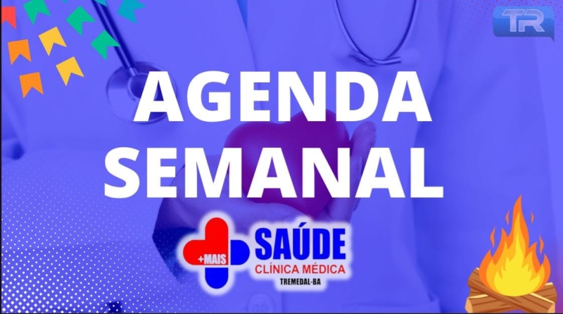 Agenda da semana na Clínica Mais Saúde ❤️💙🤍