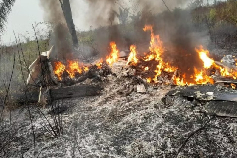 Avião cai no Mato Grosso e deixa 5 mortos