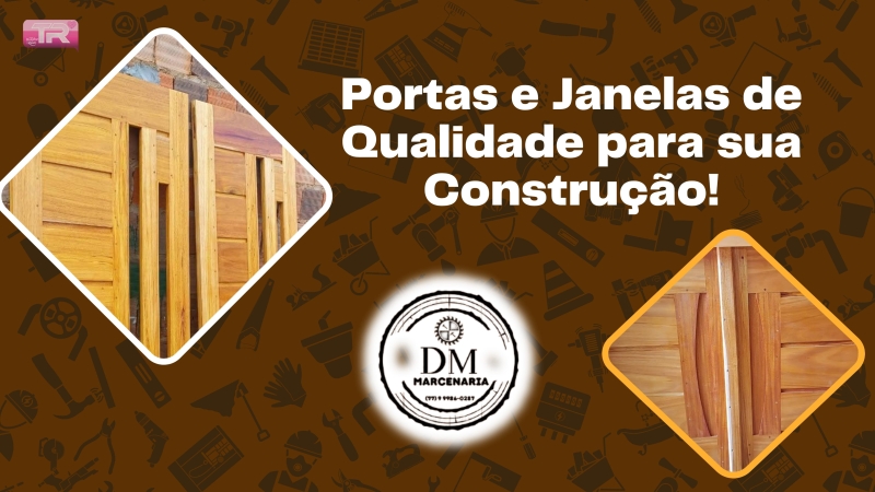 Portas e Janelas de qualidade para sua construção!