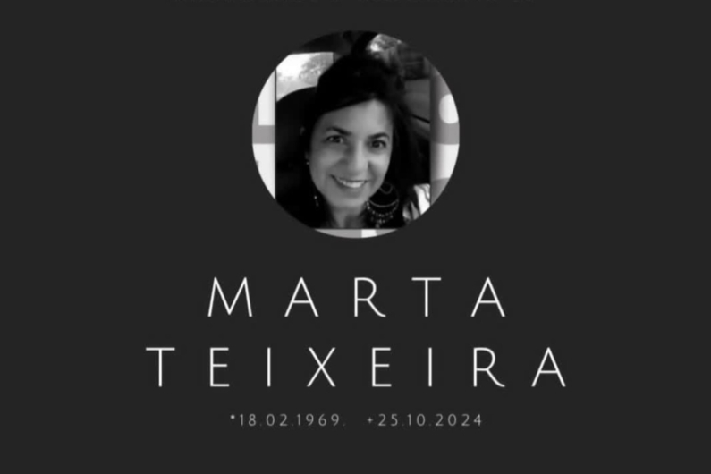 Nota de Falecimento de Marta Teixeira