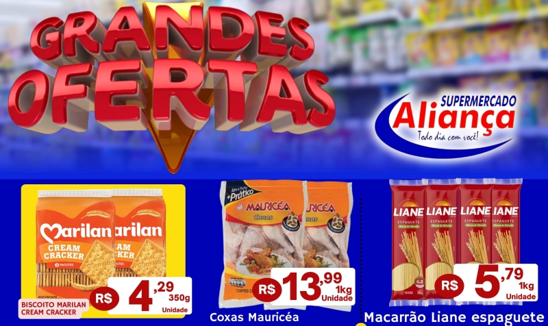 Grandes Ofertas no Supermercado Aliança