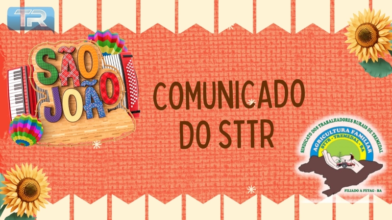 Comunicado do STTR