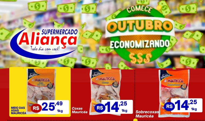 Comece outubro economizando no Supermercado Aliança