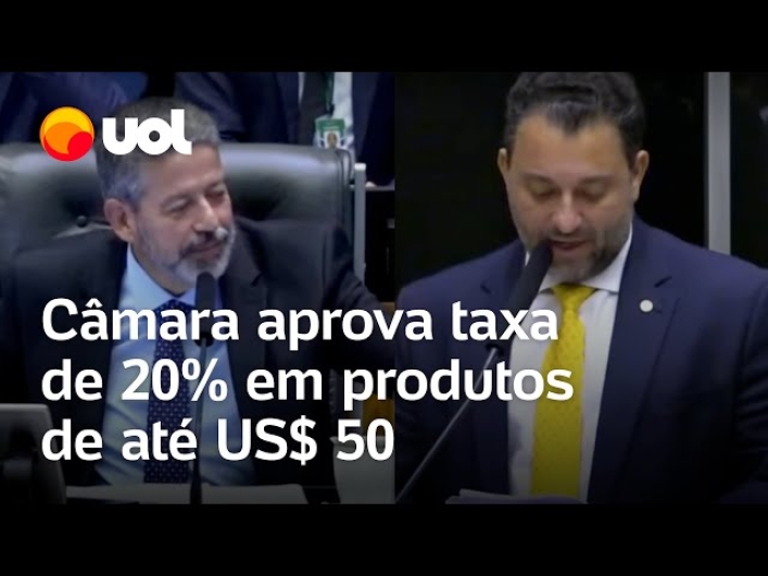 Câmara aprova taxa de 20% para compras internacionais de até US$ 50