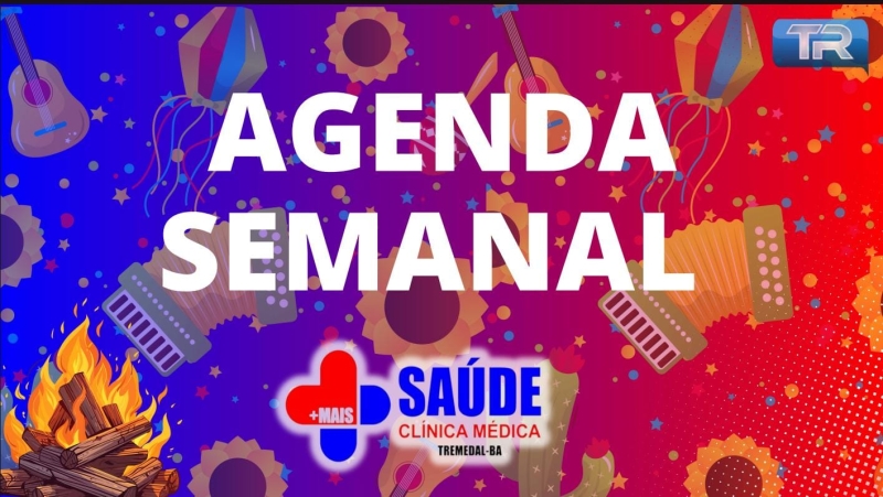 Agenda das próximas semanas na clínica Maís Saúde