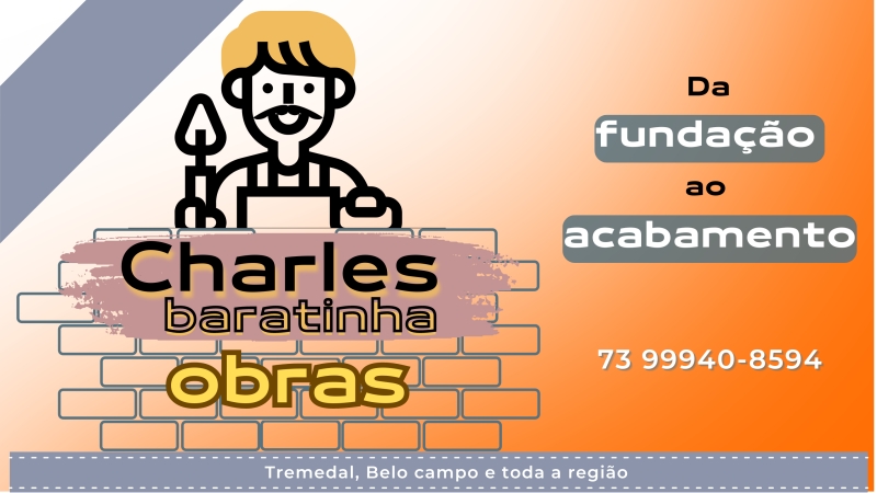 Charles baratinha obras - da Fundação ao acabamento