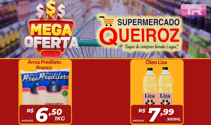 Mega Oferta no Supermercado Queiroz