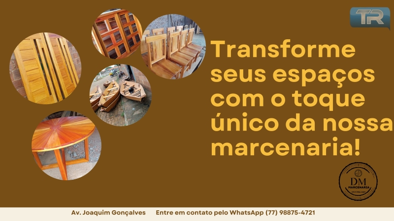 Transforme seus espaços com o toque único da nossa marcenaria!