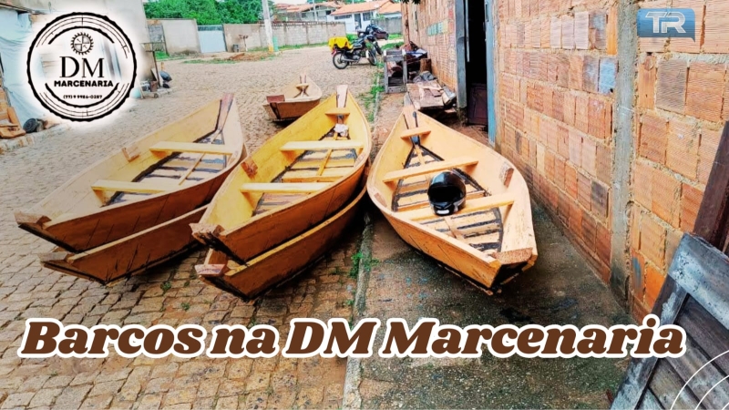 Barcos na DM Marcenaria