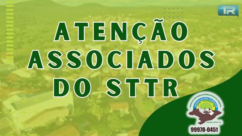 Atendimento desta Sexta-feira 16/08 no STTR