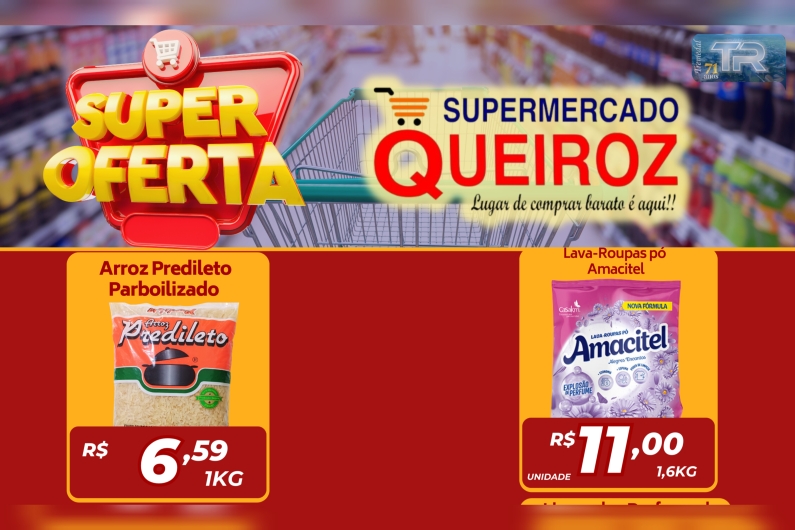 Super Ofertas no Supermercado Queiroz