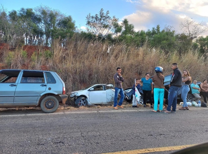 Acidente na BA-263 próximo ao trevo de Tremedal