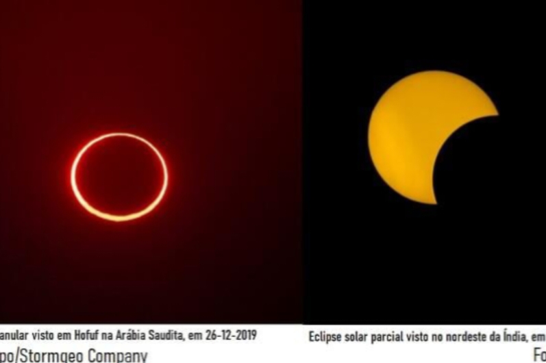 Eclipse solar parcial será visto em parte do Brasil