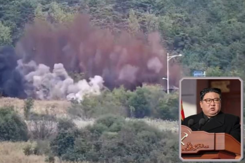 Kim Jong-um explode estradas que ligam as duas Coreias