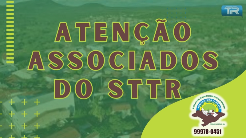 Atendimento desta Sexta-feira 13/09 no STTR