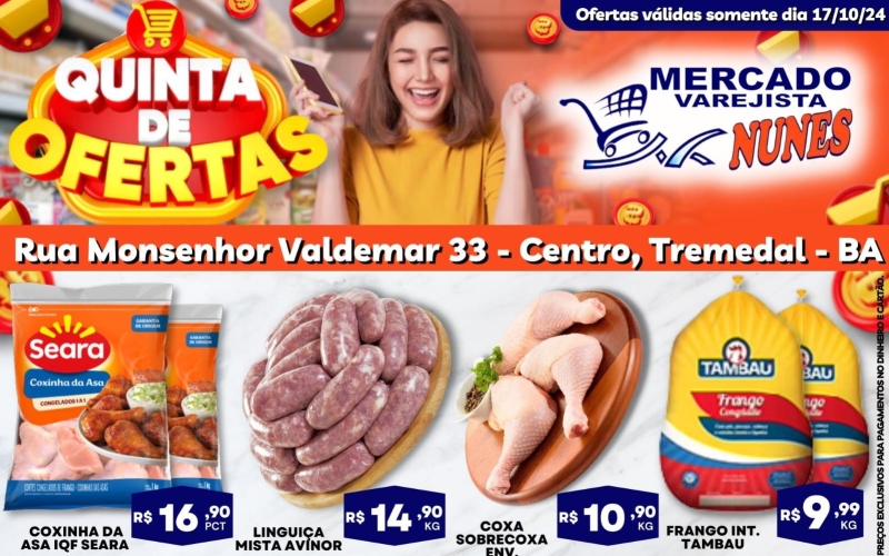 Quinta da Oferta no Mercado Varejista Nunes