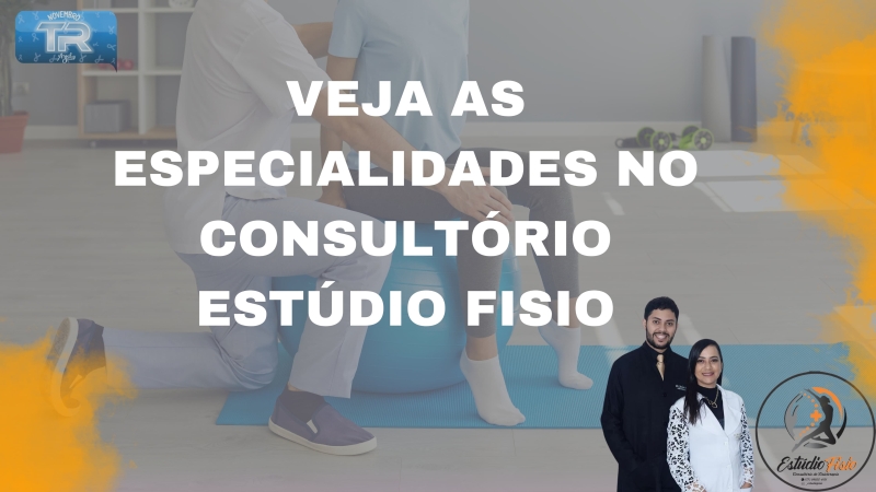 Veja as especialidades no consultório Estúdio fisio🖤🧡