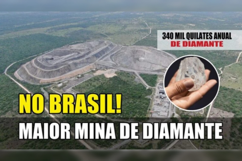 A Maior Jazida de Diamantes do Brasil e da América Latina é na Bahia