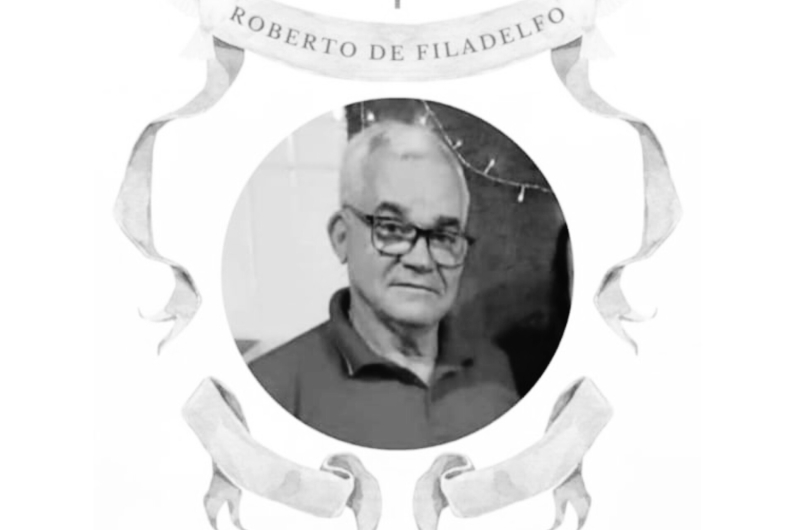 Nota de falecimento de Roberto de Filadelfo