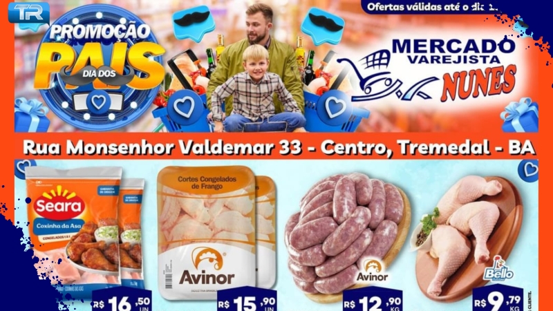 Promoção do Dia dos Pais no Varejista Nunes