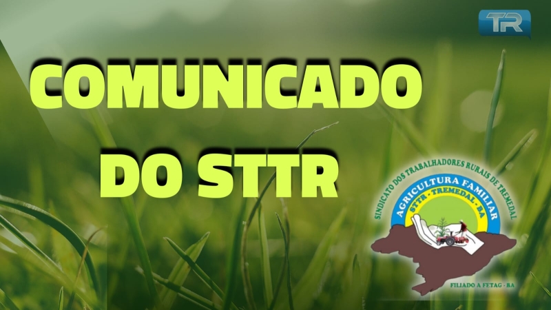 Comunicado do STTR