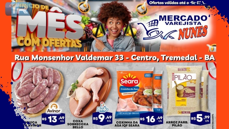 Início de mês com ofertas