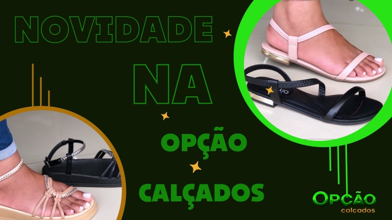 Novidade na Opção Calçados