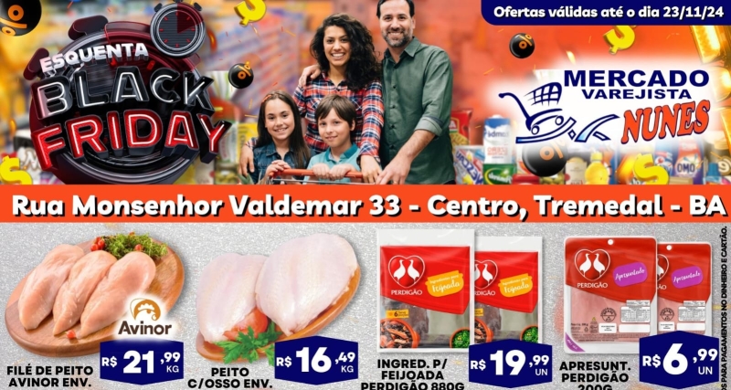 Esquenta Black Friday no Mercado Varejista Nunes