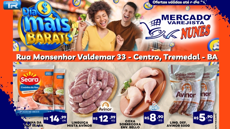 Dia mais barato no Mercado Varejista Nunes