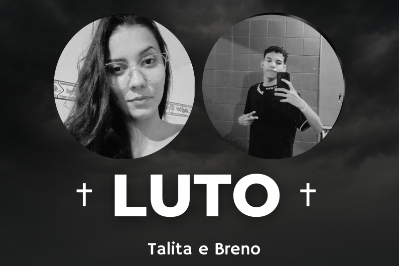 Nota de Falecimento de Talita Vieira e Breno Vieira