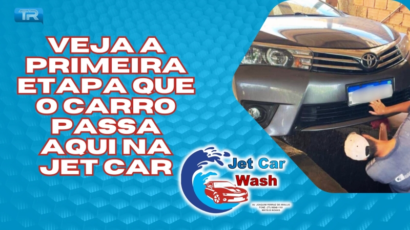 Veja a primeira etapa que o seu carro passa aqui na JetCar